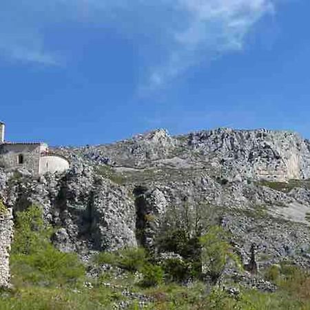 Greolieres: Superbe Studio Avec Vue Montagne Bagian luar foto