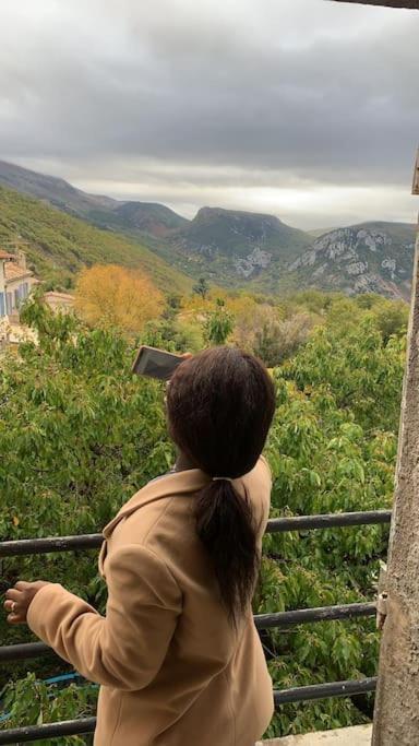 Greolieres: Superbe Studio Avec Vue Montagne Bagian luar foto