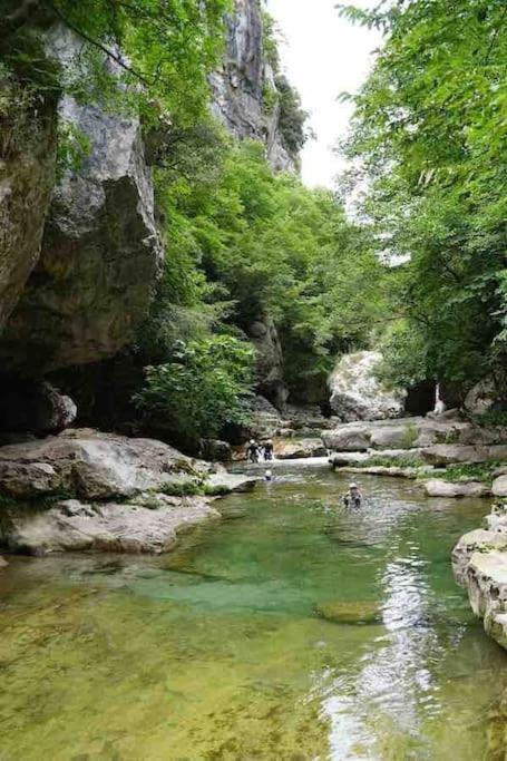 Greolieres: Superbe Studio Avec Vue Montagne Bagian luar foto